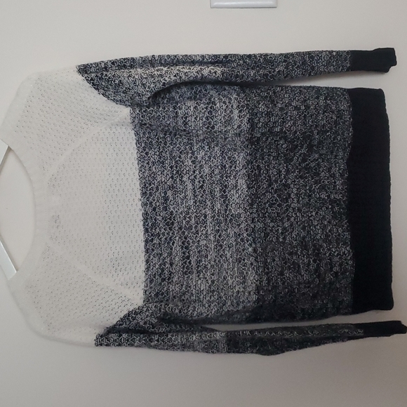 White to Black Ombre Sweater - Picture 2 of 2
